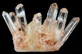 Tangerine Quartz Crystal Cluster - Madagascar #58842-3